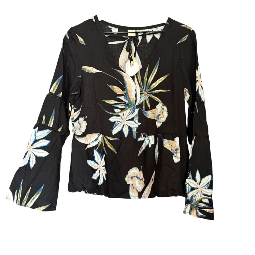 NWT Roxy Floral Top - Picture 6 of 12